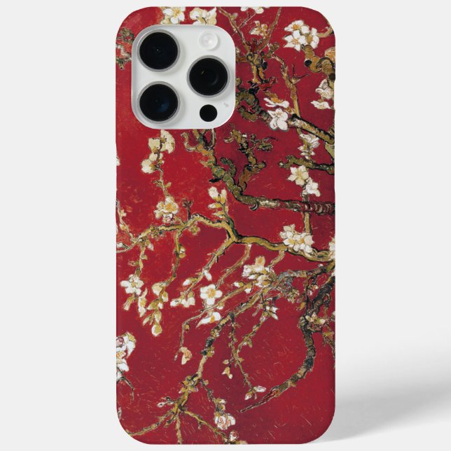 Coques Case-Mate iPhone Fleurs d'amandes Red Vincent van Gogh Peinture d'a (Verso)