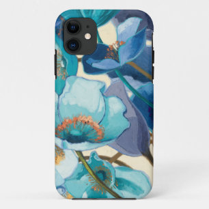 Coques Pour iPhone Fleurs dans différentes nuances de pourpre et de