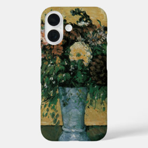 Coque Pour iPhone 16 Fleurs dans un Vase Bleu par Paul Cezanne Art Vint