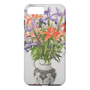 Etui iPhone Case-Mate Fleurs dans une cruche noire et blanche