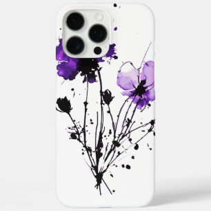 Coque iPhone 16 Pro Max Fleurs d'aquarelle Abstraites