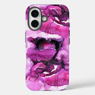 Coque Pour iPhone 16 Fleurs d'aquarelle moderne rose rose