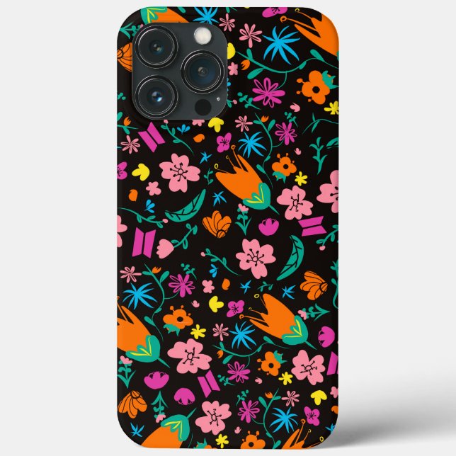 Coques Case-Mate iPhone Fleurs d'aquarelle Motif Floral sans joint (Verso)