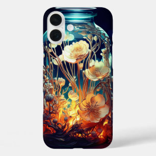 Coque Pour iPhone 16 Plus Fleurs d'art