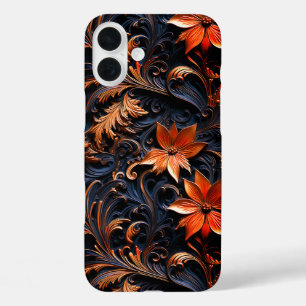 Coque Pour iPhone 16 Plus Fleurs d'art