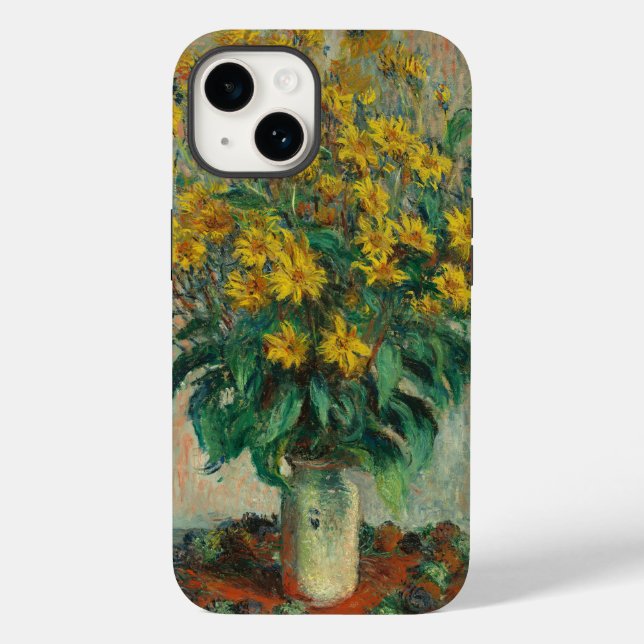 Coques Case-Mate iPhone Fleurs d'artichauts de Jérusalem - Claude Monet (Verso)
