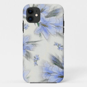 Coques Pour iPhone Fleurs de bleu