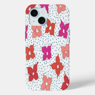 Coque Case-Mate iPhone Fleurs de célébration et pois
