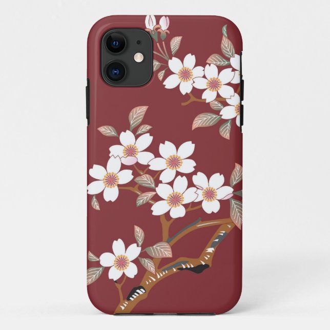 Coques Case-Mate iPhone Fleurs de cerisier japonaises (Dos)