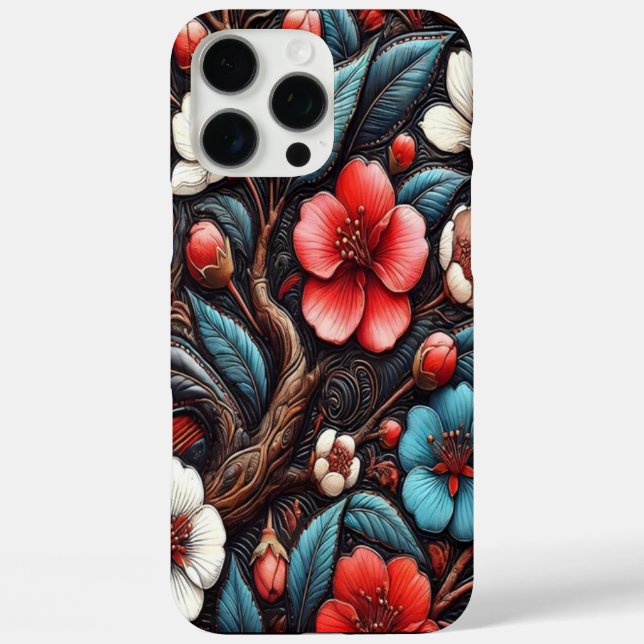 Coques Case-Mate iPhone Fleurs de cerisier Nature Art (Verso)