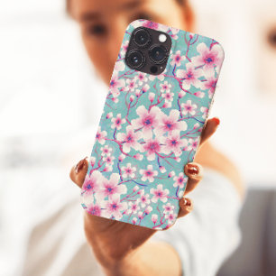 Case-Mate iPhone Case Fleurs de cerisier printemps vert