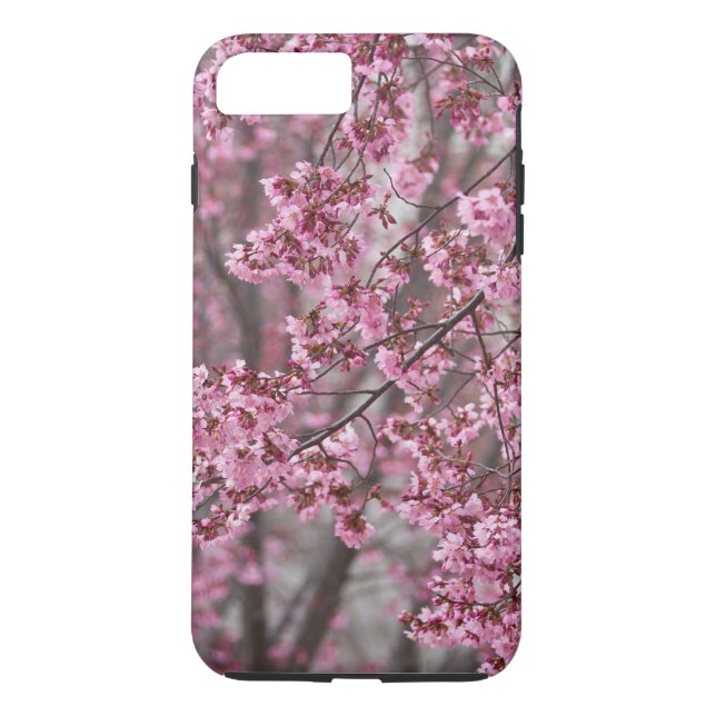 Coques Case-Mate iPhone Fleurs de cerisier Sakura rose flottant (Dos)