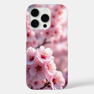 Coque iPhone 16 Pro fleurs de cerisiers