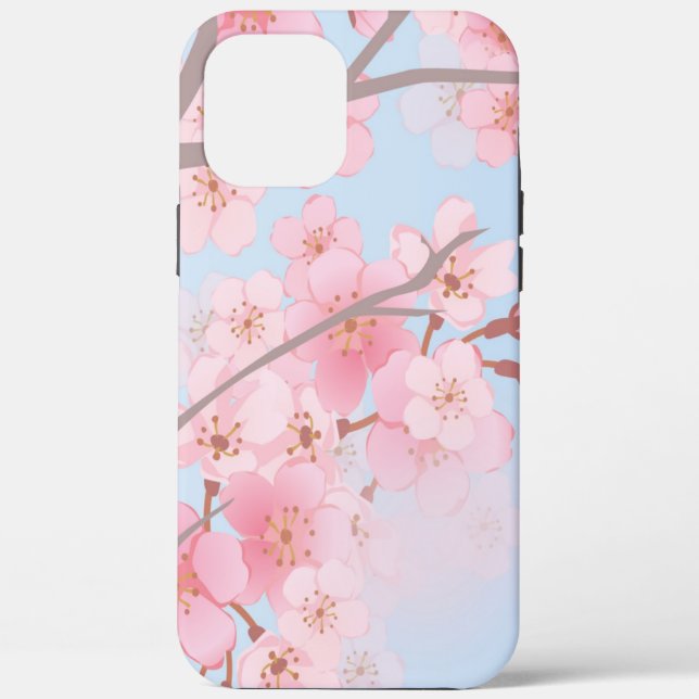 Coques Case-Mate iPhone Fleurs de cerisiers (Verso)