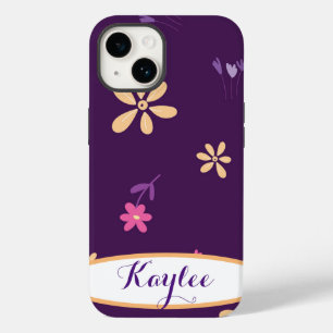 Coque Case-Mate iPhone Fleurs de champ personnalisées Boîtier de téléphon