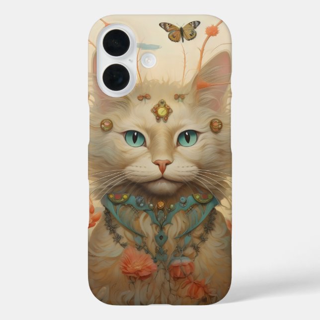 Coques Case-Mate iPhone Fleurs de chats Imaginaires (Verso)