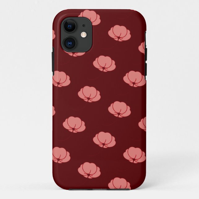 Coques Case-Mate iPhone Fleurs de chrysanthème japonais rose (Dos)