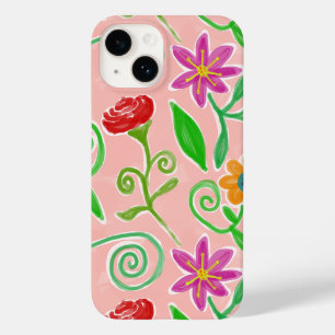 Coque Case-Mate iPhone fleurs de couleur mignonne