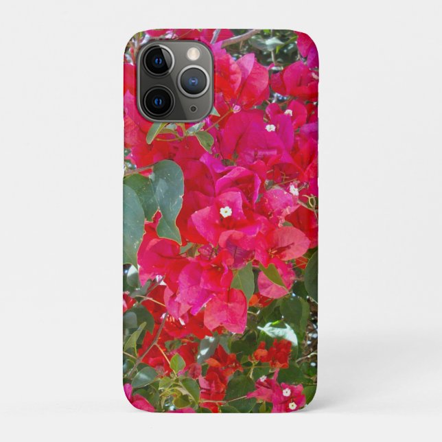 Coques Case-Mate iPhone Fleurs De Crimson : Danse Des Bougainvilliers Roug (Dos)