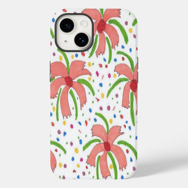 Coques Case-Mate iPhone Fleurs de Fiesta tropicales (Verso)