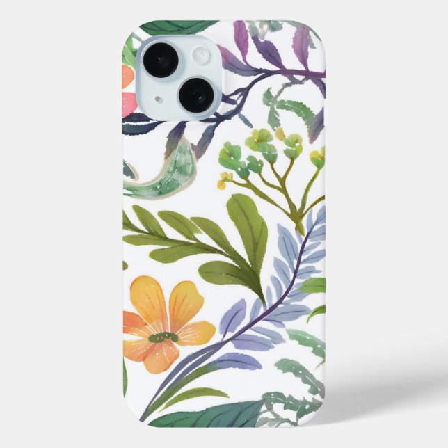 Coques Case-Mate iPhone Fleurs de Florales de Printemps | Champs de Fleurs (Verso)