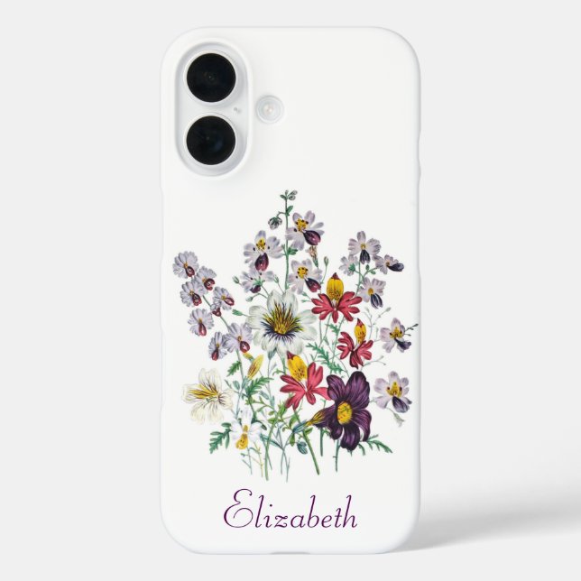 Coques Case-Mate iPhone Fleurs de fringes personnalisées/Fleurs de trompet (Verso)