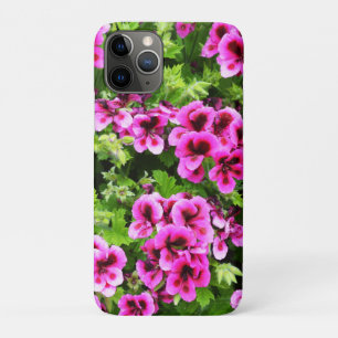 Case-Mate iPhone Case Fleurs De Géranium Rose Chaud Cultivant Sur Un Bus