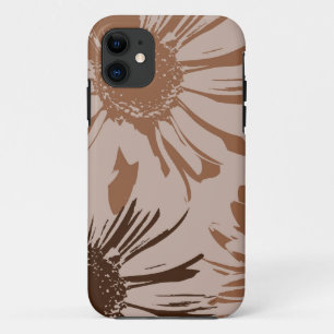 Case-Mate iPhone Case Fleurs de Gerbera Brown Terre