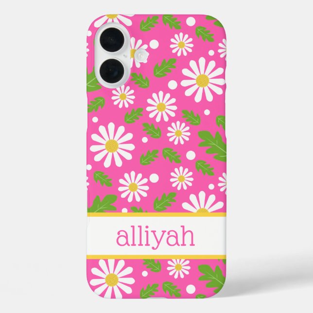 Coques Case-Mate iPhone Fleurs de Hippie Rétro Motif Marguerite (Verso)