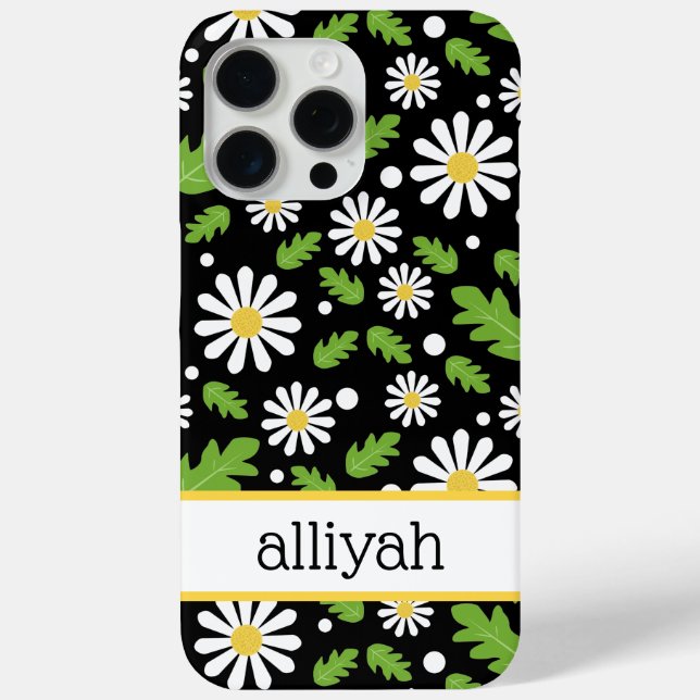 Coques Case-Mate iPhone Fleurs de Hippie Rétro Motif Marguerite (Verso)