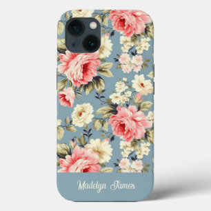 Case-Mate iPhone Case Fleurs de jardin de campagne personnalisées