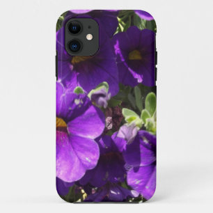 Coque Case-Mate iPhone Fleurs de jardin pourpres
