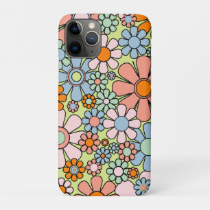 Case-Mate iPhone Case Fleurs de Jardin Retro Super 60s les années 70 Spr