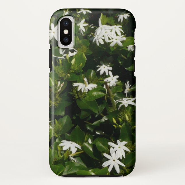 Coques Case-Mate iPhone Fleurs de jasmin Botanique tropicale florale (Dos)