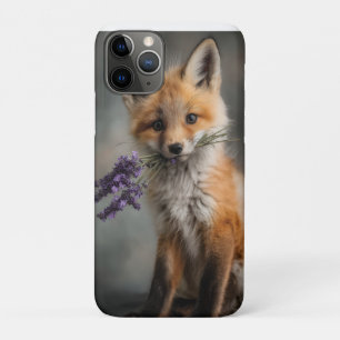 Case-Mate iPhone Case Fleurs de lavande fermées pour kit Fox adorable