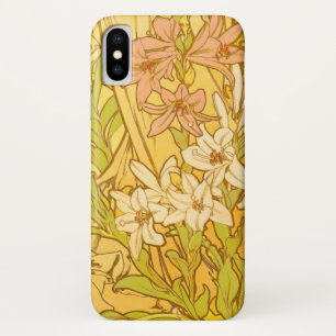 Case-Mate iPhone Case fleurs de lys Art nouveau d'Alphonse Mucha