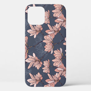Case-Mate iPhone Case Fleurs de magnolia japonaise, sans soudure, style