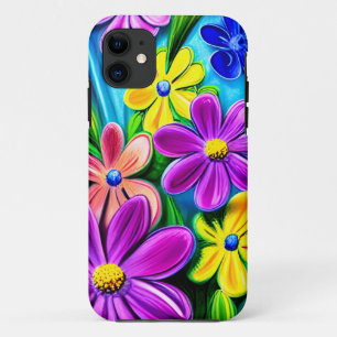 Case-Mate iPhone Case Fleurs de marguerite colorées