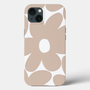 Case-Mate iPhone Case Fleurs de marguerite rétro en vanille foncée #1 #f