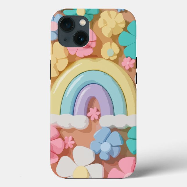 Coques Case-Mate iPhone Fleurs de Marshmallow Whimsical - Boîtier téléphon (Verso)