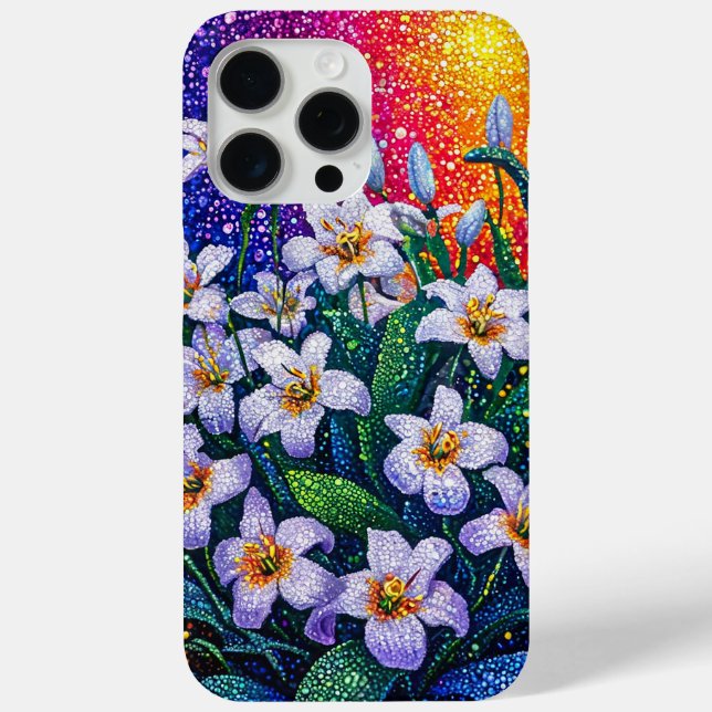Coques Case-Mate iPhone Fleurs de nature abstraite (Verso)