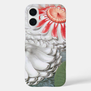 Coques iPhone 16 Fleurs de nénuphars vintage, nénuphars dans un éta