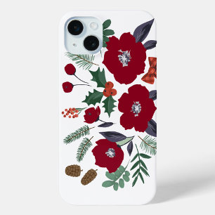 Coque Case-Mate iPhone Fleurs de Noël