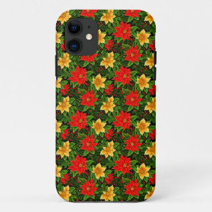 Case-Mate iPhone Case Fleurs de Noël Motif sans couture-69956