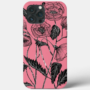 Case-Mate iPhone Case Fleurs de pavot Choisir la couleur - Rose