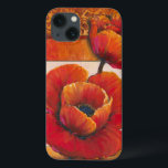Coques Pour iPhone Fleurs de pavot sur Tan et Arrière - plan orange<br><div class="desc">On ressent presque la texture des pétales sur ces fleurs de pavot peintes par Tim O'Toole. Ils se fondent parfaitement dans l'arrière - plan bronzé et orange,  créant une vision merveilleusement poétique. Achetez-le pour votre maison ou offrez-le en cadeau!</div>
