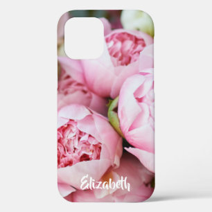 Case-Mate iPhone Case Fleurs de pivoines roses personnalisées