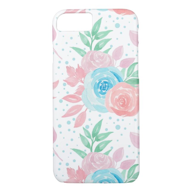 Coques Case-Mate iPhone Fleurs de printemps roses mignons (Dos)