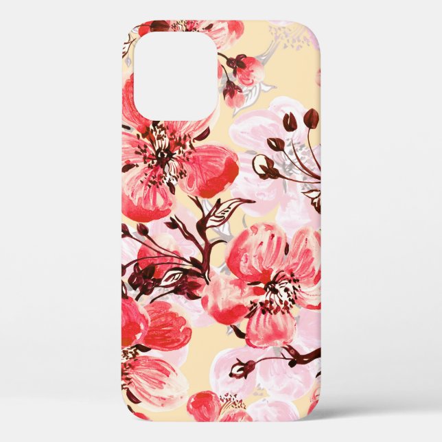 Coques Case-Mate iPhone Fleurs de printemps U Motif (Verso)