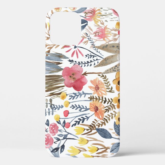 Coques Case-Mate iPhone Fleurs de ressort d'aquarelle, patte transparente  (Verso)